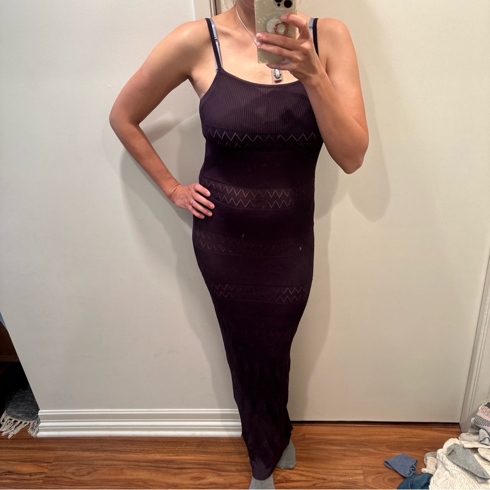 Anthropologie Maxi Dress Small Spaghetti Straps